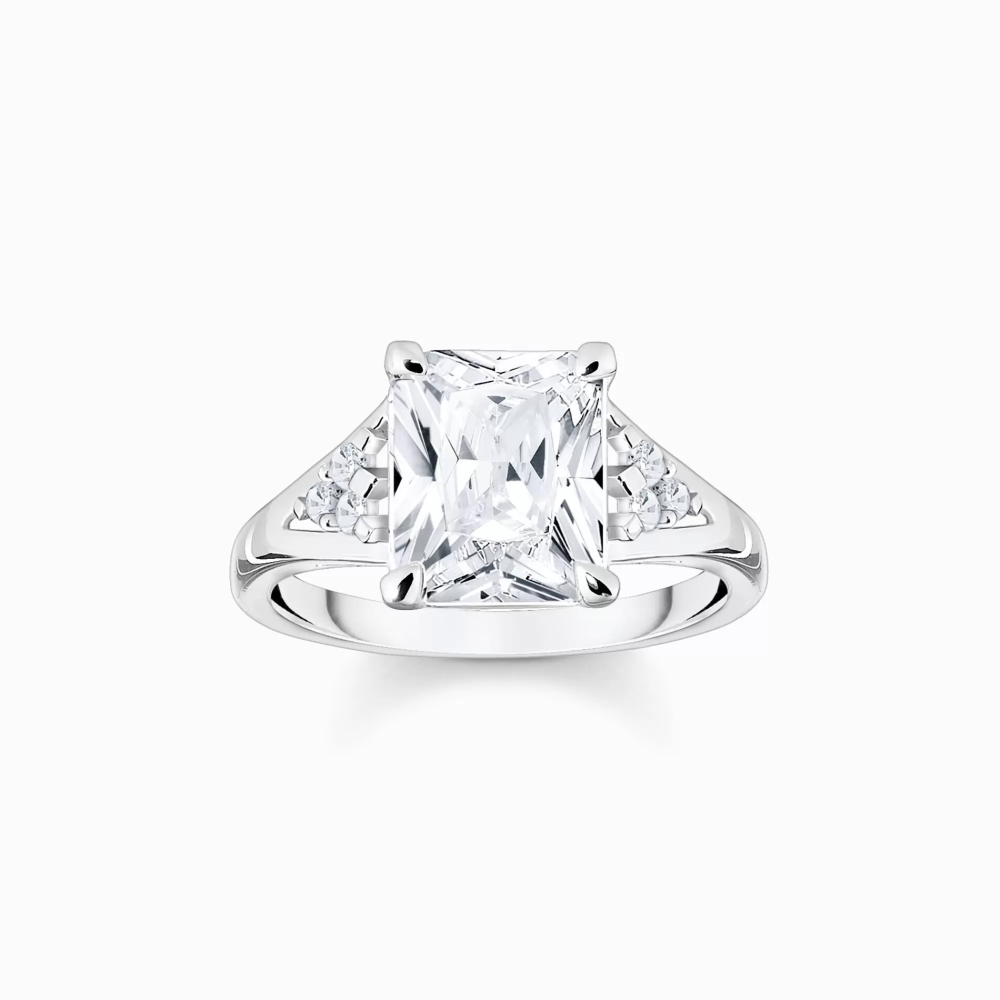 Online THOMAS SABO Bague avec pierres blanches argent