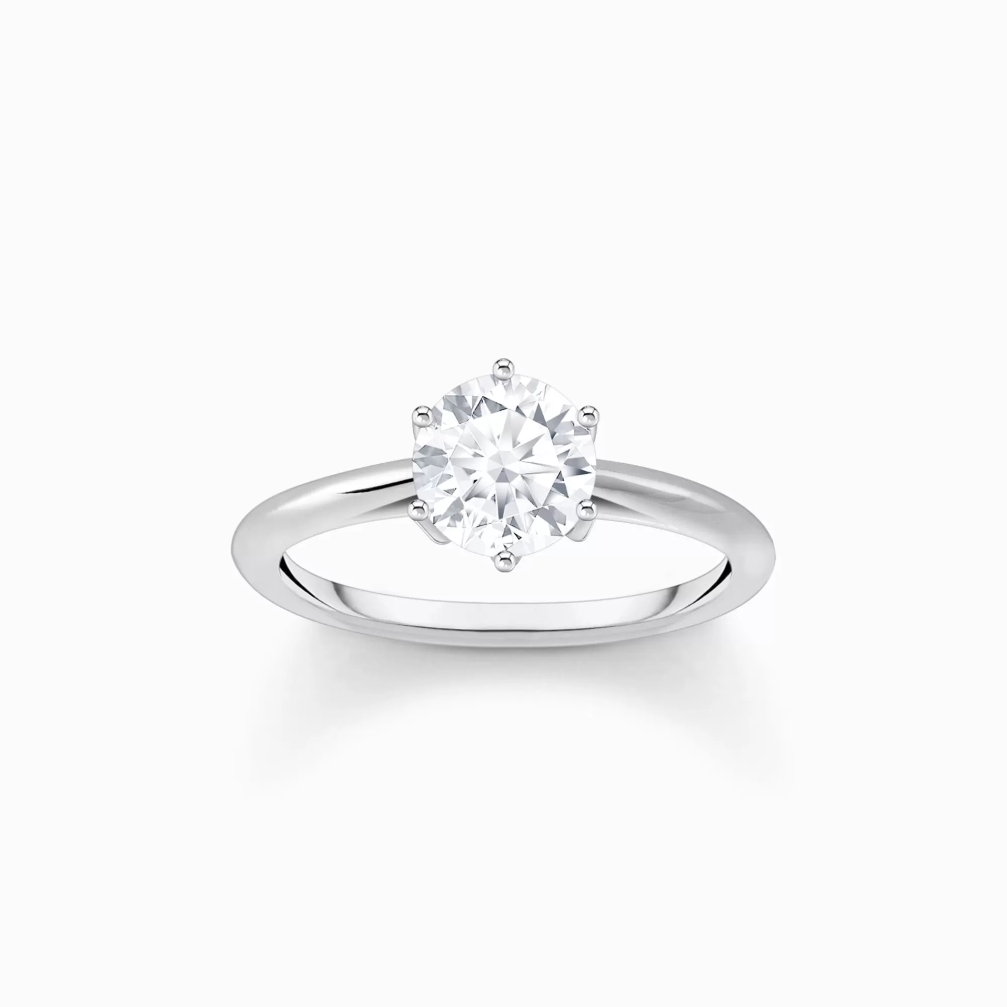Flash Sale THOMAS SABO Bague en argent avec zircon blanc en taille brillant