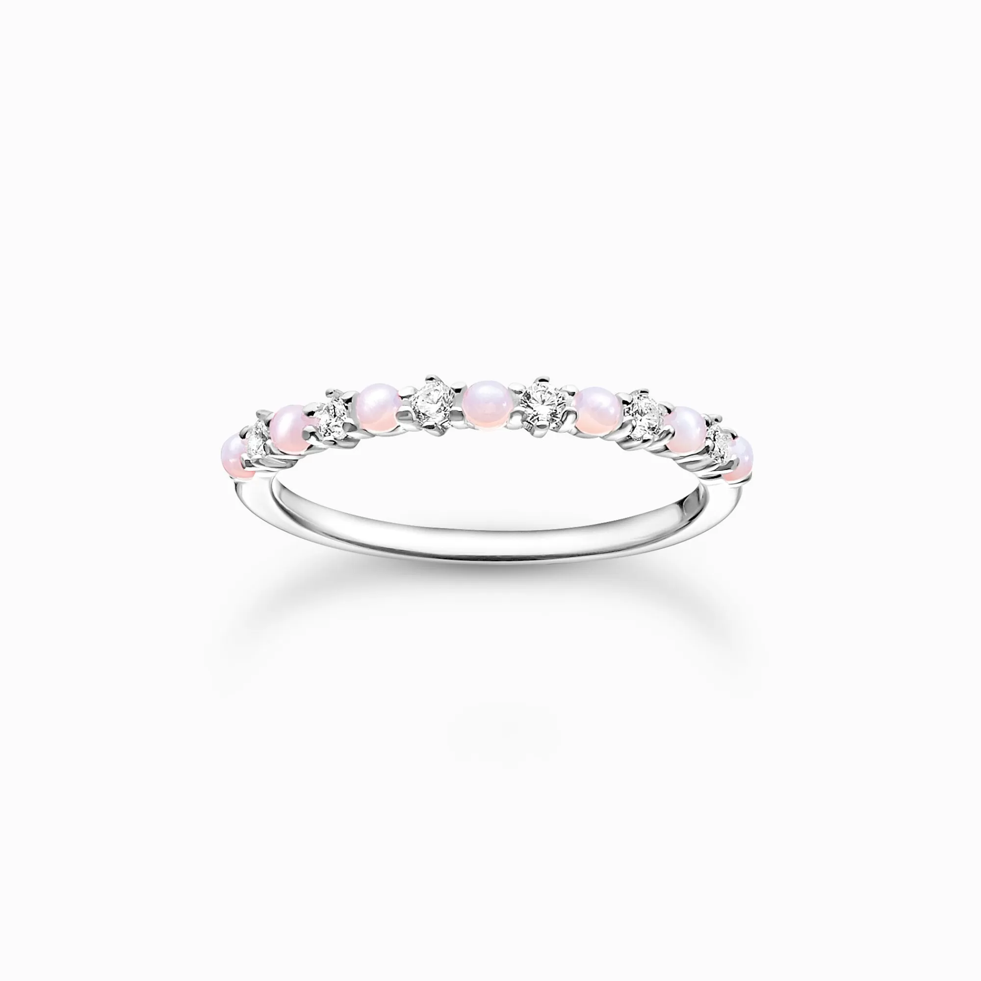 Flash Sale THOMAS SABO Bague rose et blanche pierres