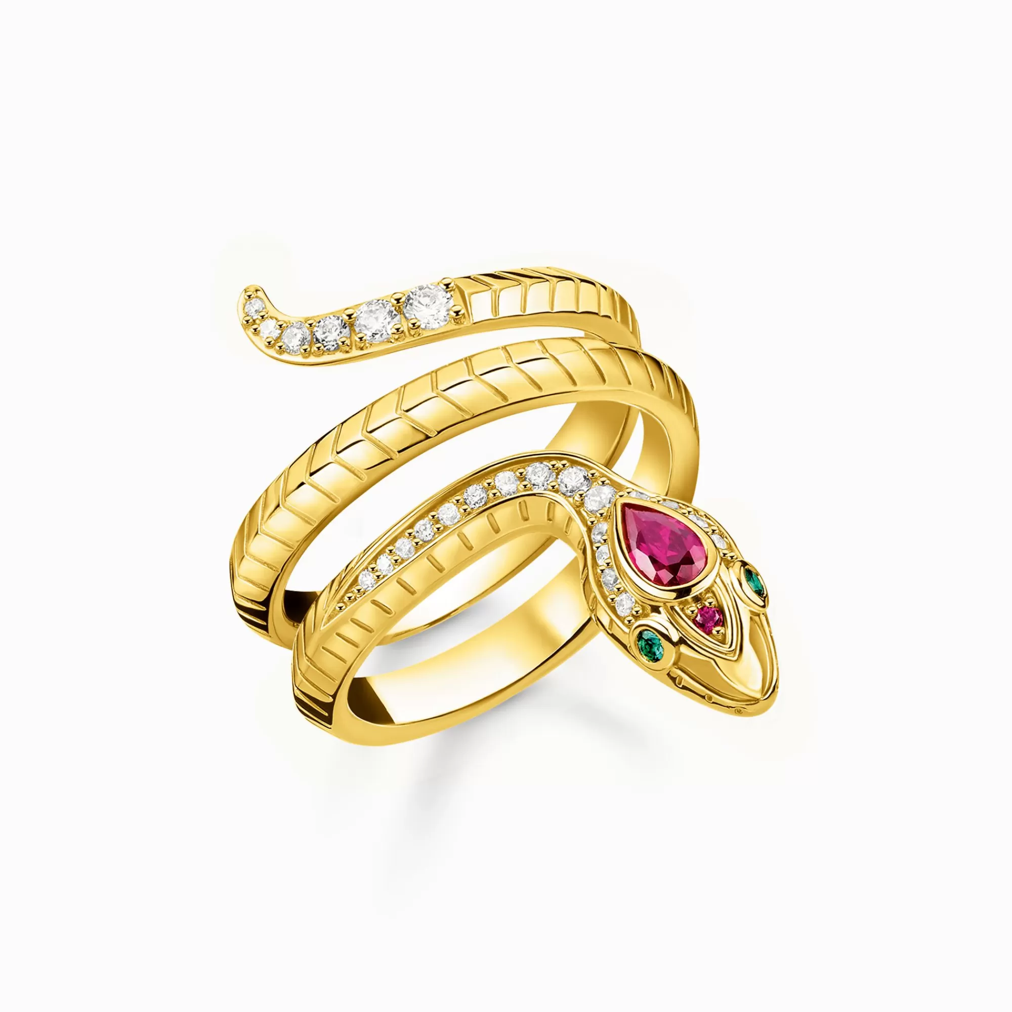 Hot THOMAS SABO Bague serpent or