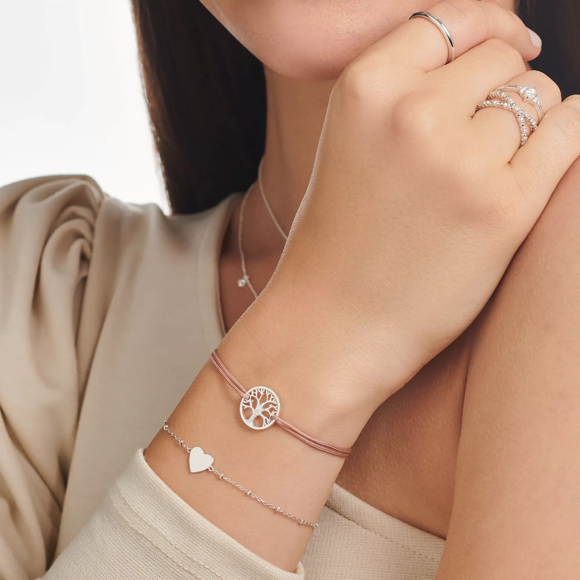 Flash Sale THOMAS SABO Bracelet Little Secret arbre de l'amour