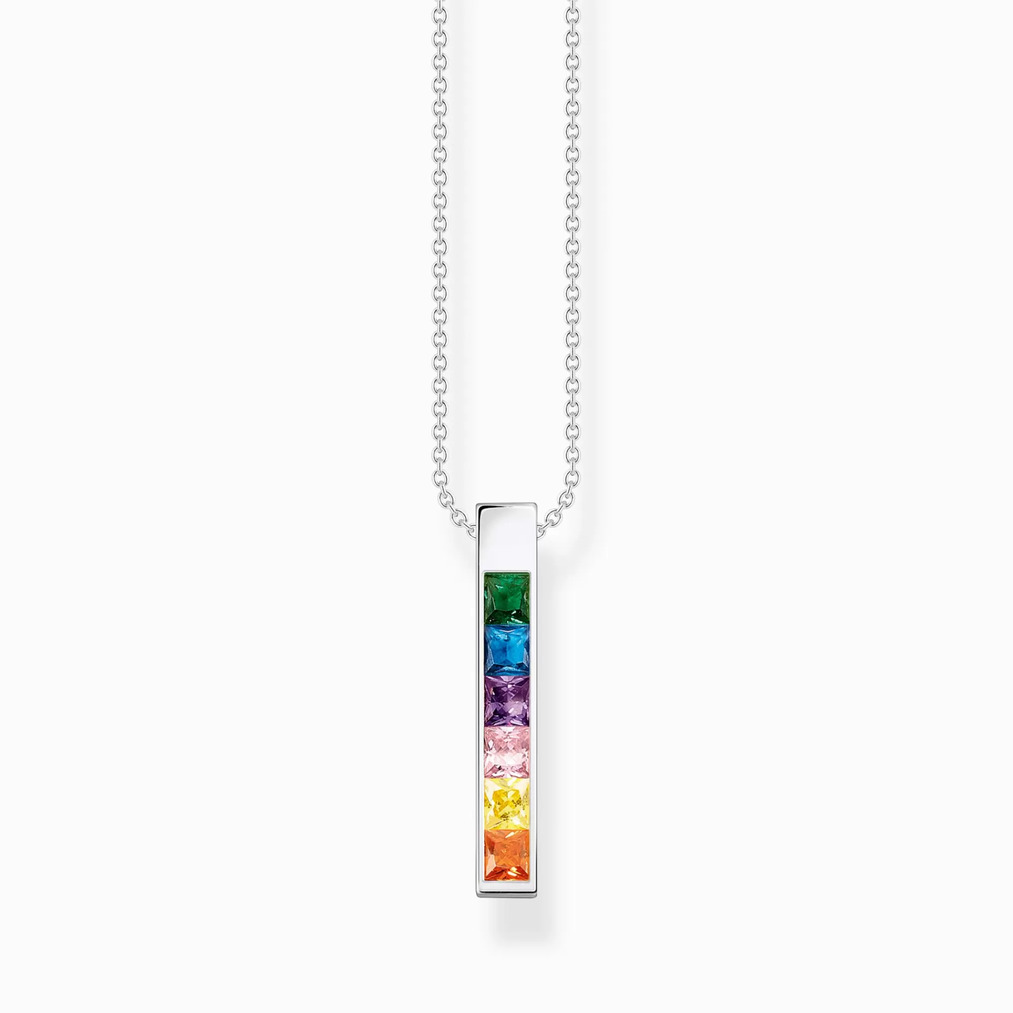Flash Sale THOMAS SABO Chaîne avec pierres multicolore argent
