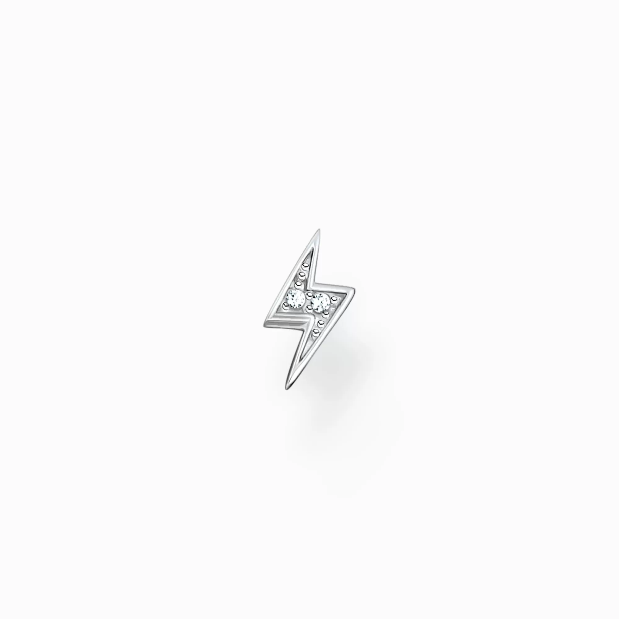 Hot THOMAS SABO Clou d'oreille unique éclairs argent