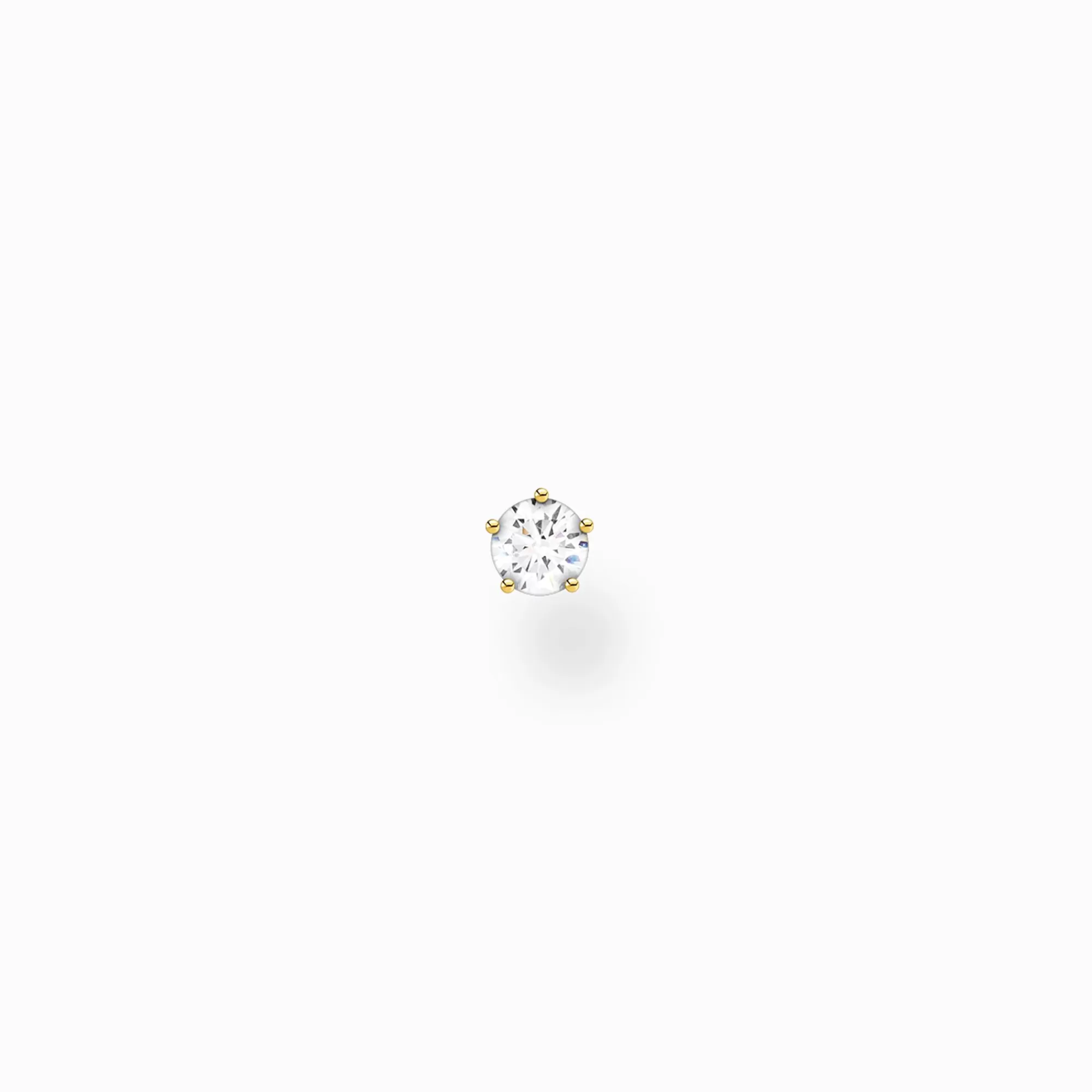 New THOMAS SABO Clou d'oreille unique pierre, petite or