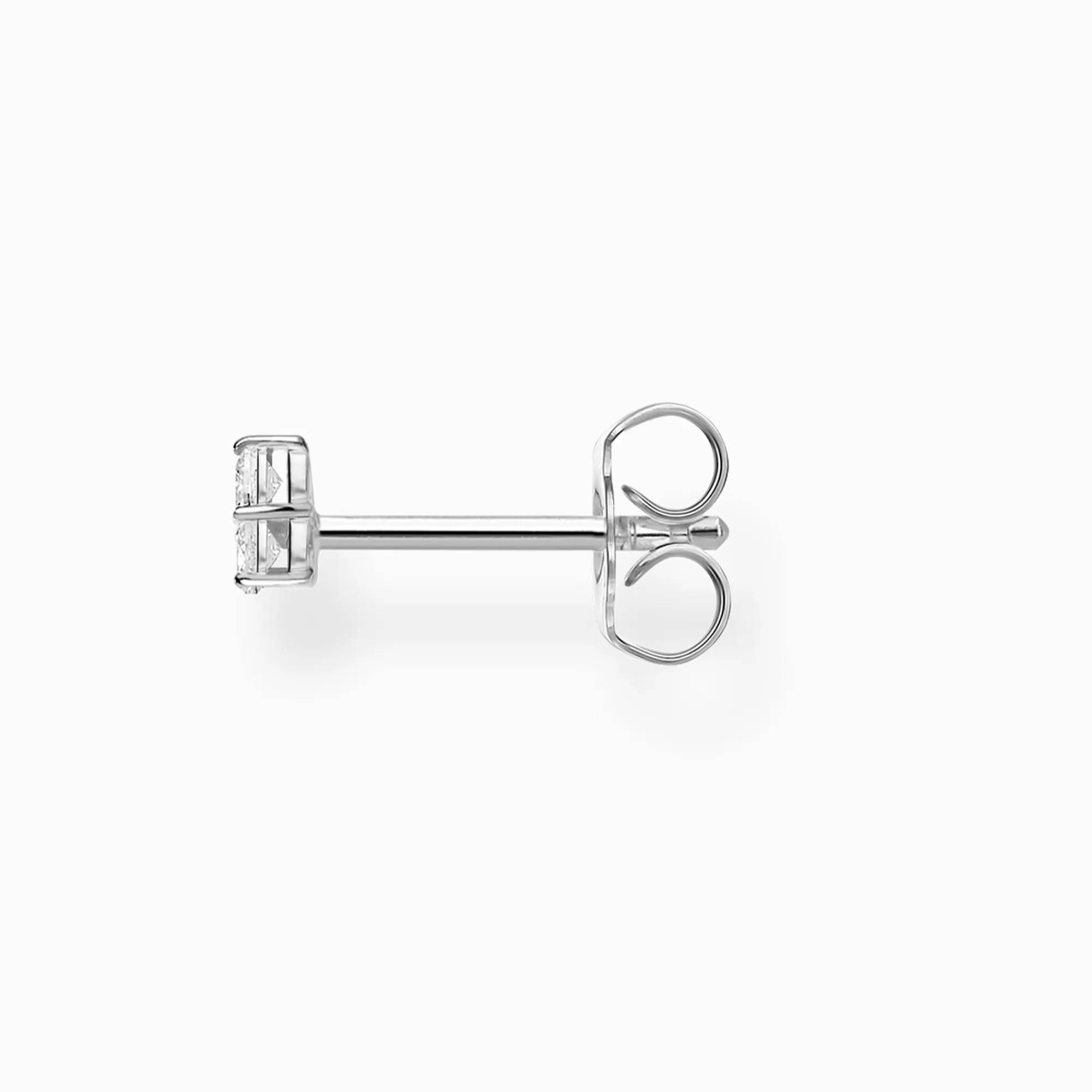 Cheap THOMAS SABO Clou d'oreille unique pierres blanches argent
