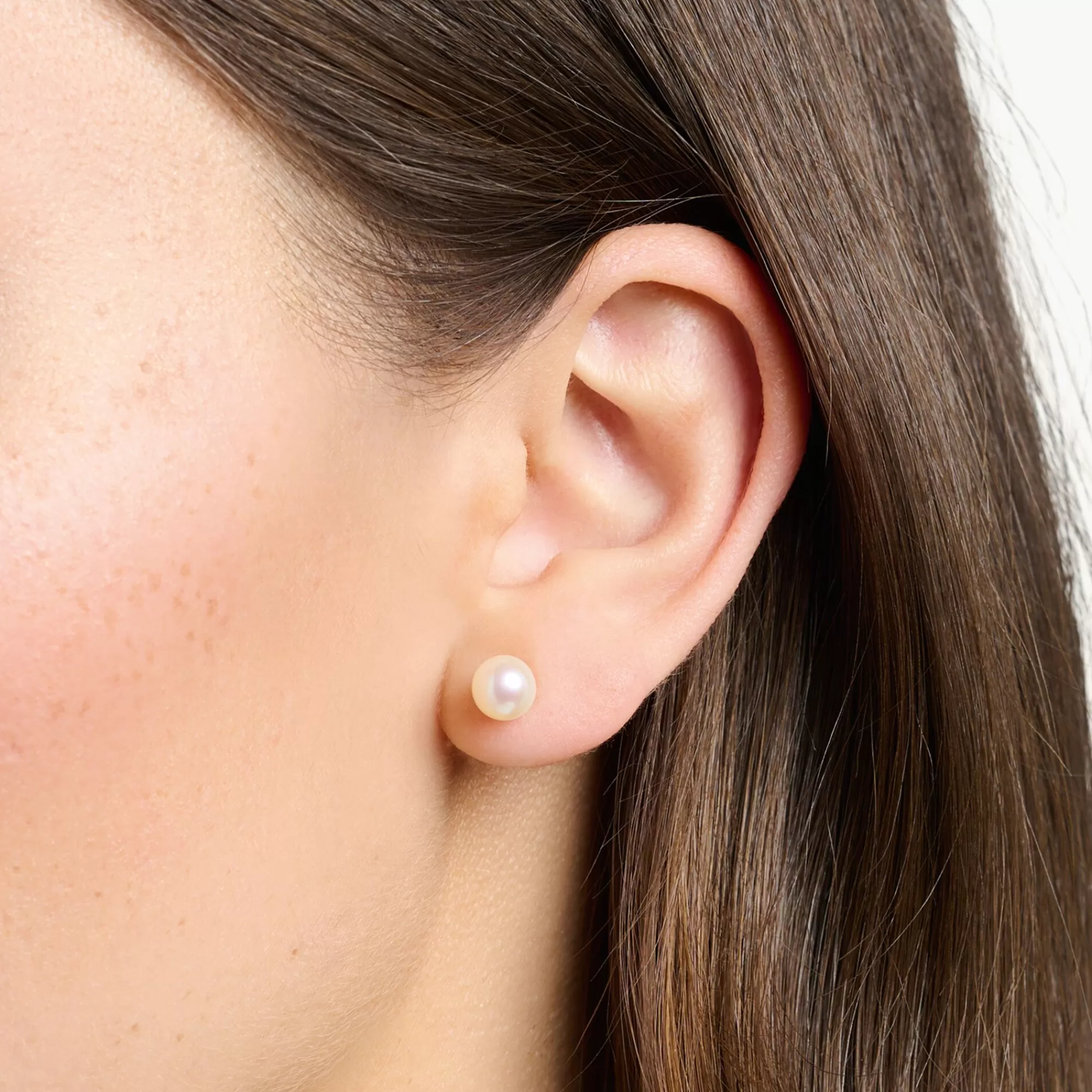 New THOMAS SABO Clous d'oreilles perle or rose