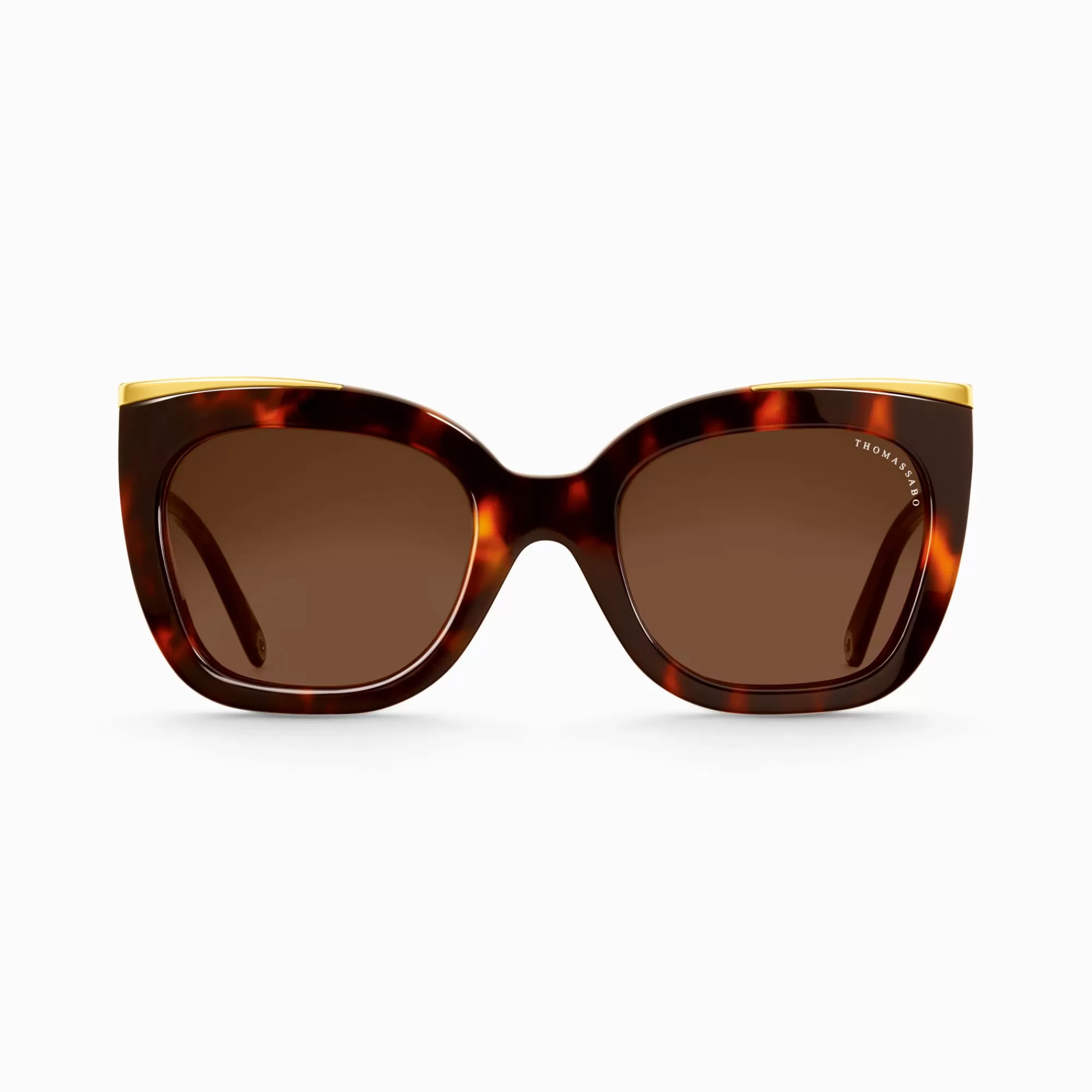 New THOMAS SABO Lunettes de soleil Audrey Cat-Eye havane