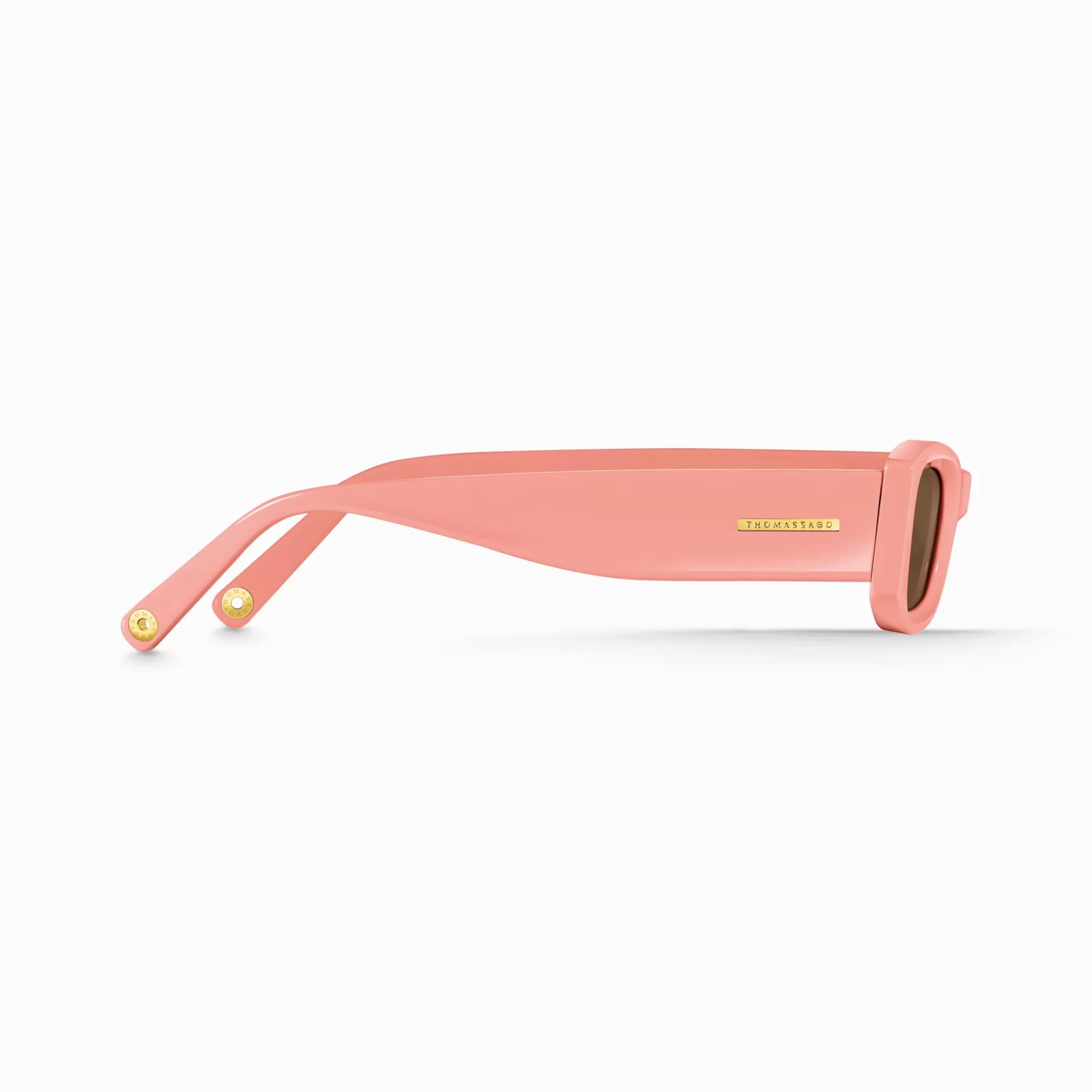 Hot THOMAS SABO Lunettes de soleil Kim étroite rectangulaire orange clair