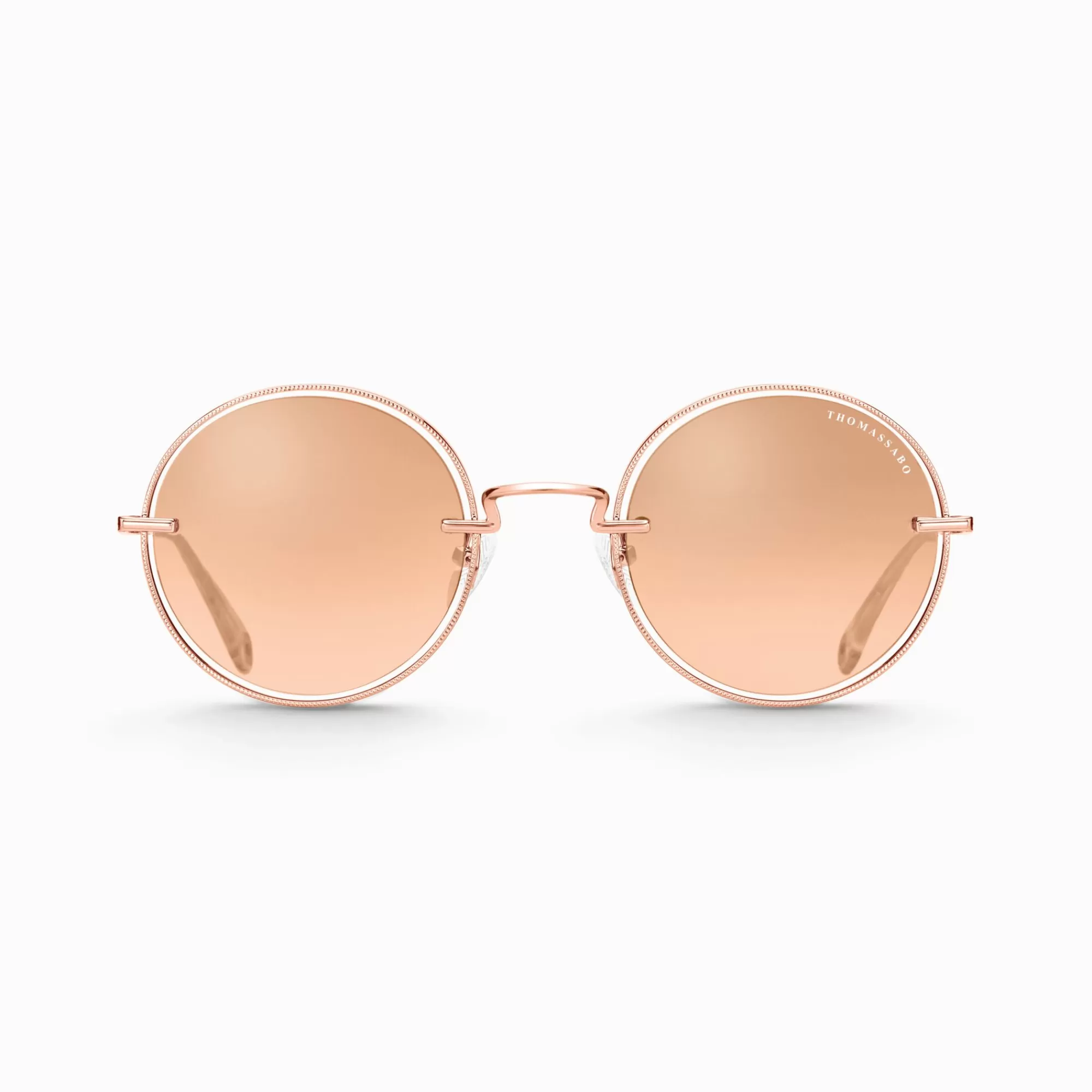Online THOMAS SABO Lunettes de soleil Romy rondes effet miroir