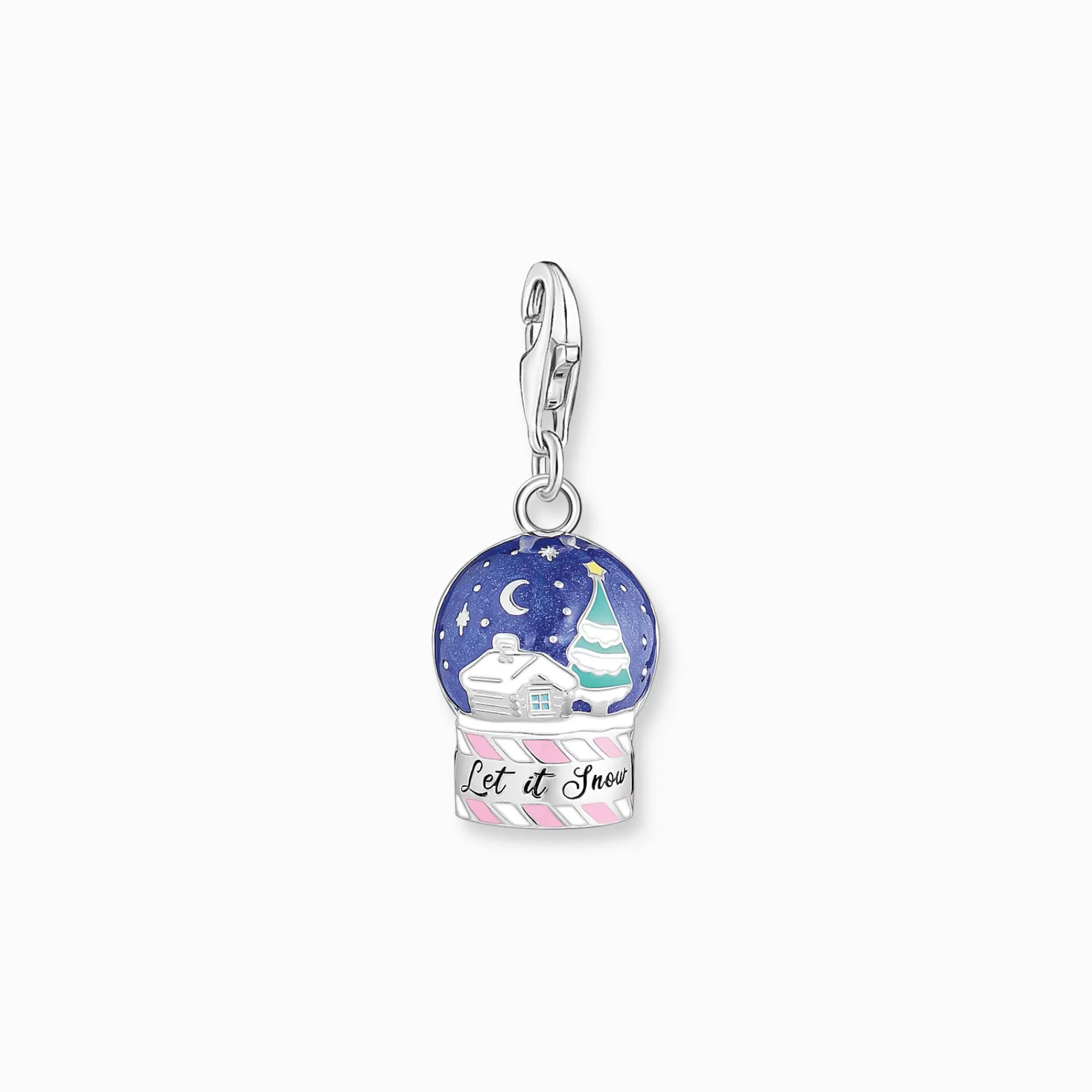 Flash Sale THOMAS SABO Pendentif Charm en forme de boule à neige riche en détails en argent